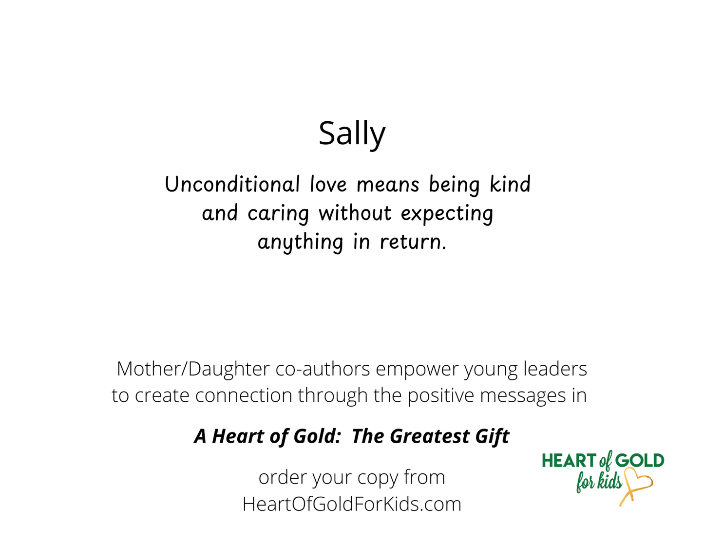 Blank Notecard: Unconditional Love