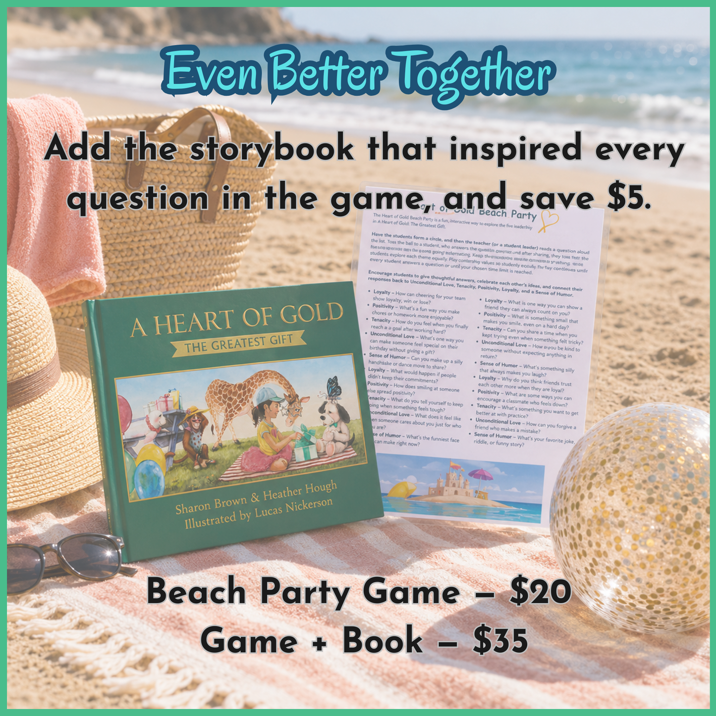 Heart of Gold Beach Party Game